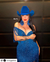 Chapéu Country Cowgirl Americano Azul Royal - loja online