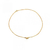 Chocker de cavalo folheado a ouro 18k