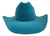 Chapéu Country Americano Azul Tiffany - comprar online