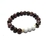 Pulseira Rodonita com Quartzo Branco - comprar online