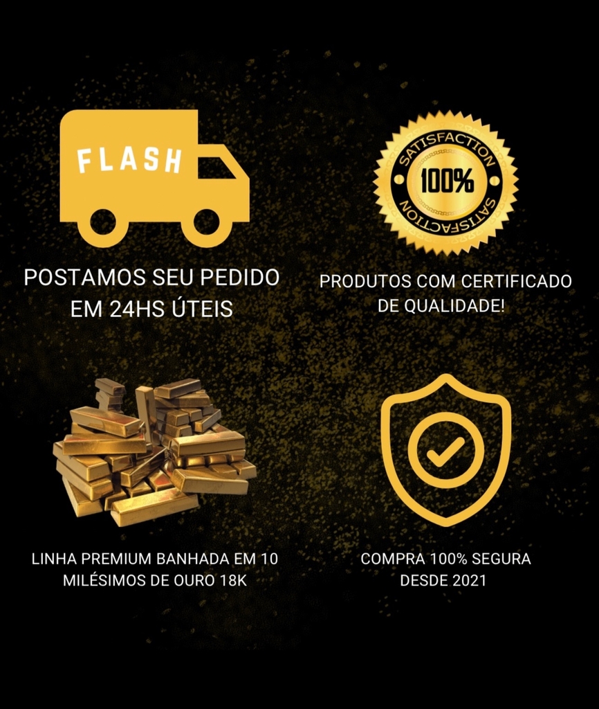Kit Cordão Baiano E Pulseira Banhados Ouro 18k Premium
