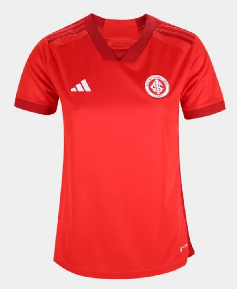 Camisa Internacional I 23/24 - Feminina Adidas - Vermelho