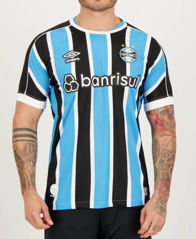 Gremio Home Jersey Soccer Football - 2023 2024 Umbro Brazil