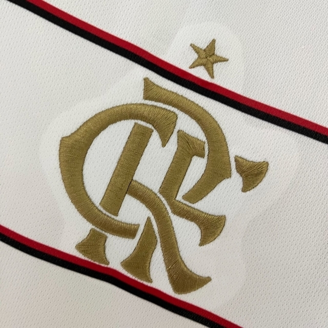 Camisa Flamengo II 23/24 Torcedor adidas Feminina -Branca