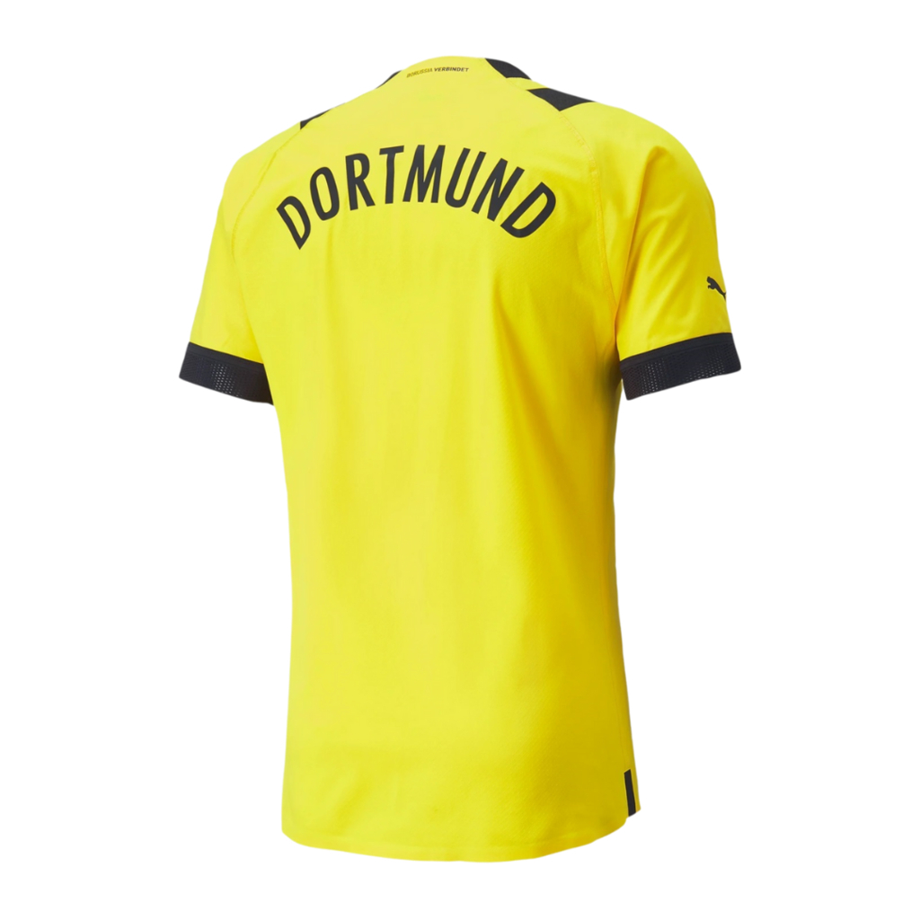 Camisa Borussia Dortmund Home 22/23 Torcedor Puma Masculina - Amarelo e  Preto