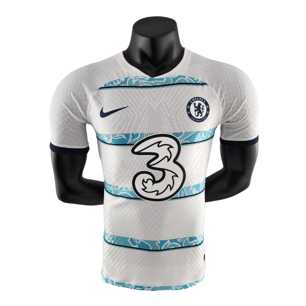 Camisa Chelsea Away 22/23 Jogador Nike Masculina - Branco e Azul