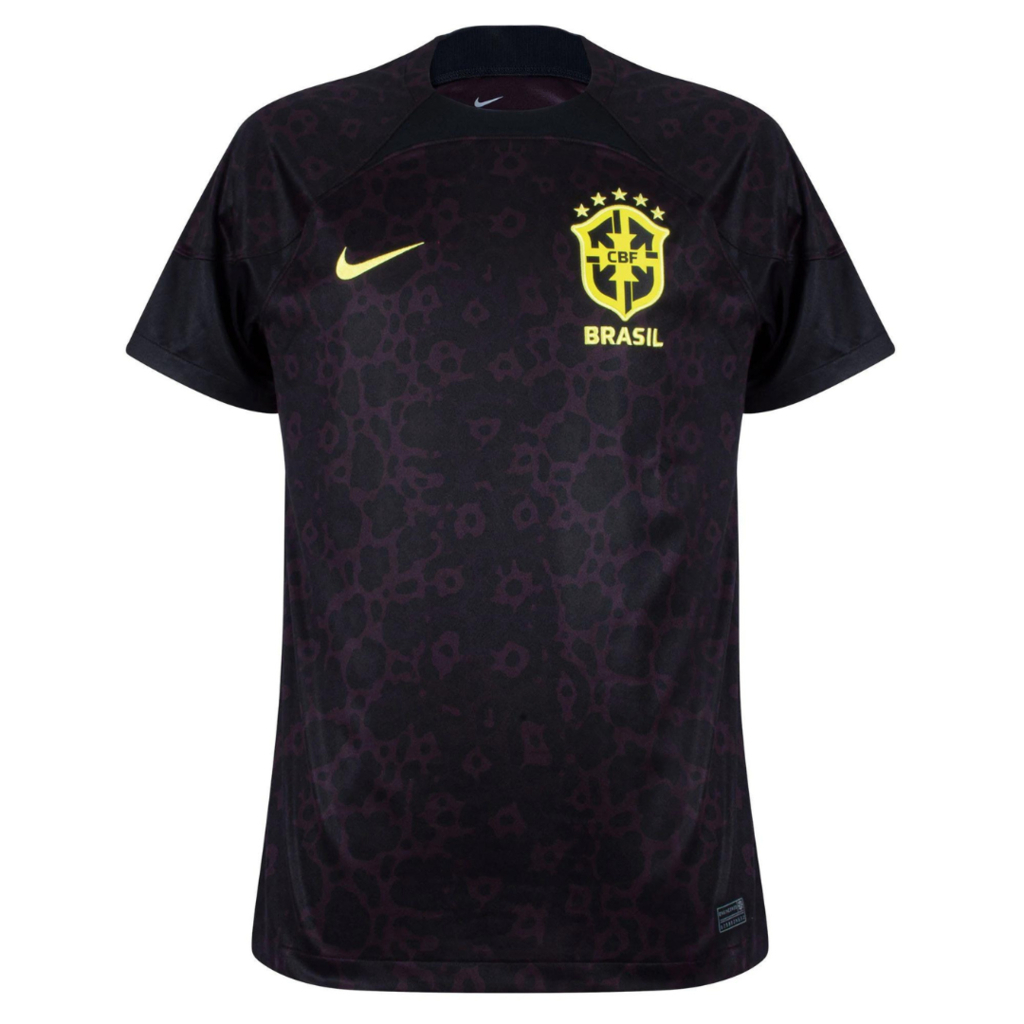 Camisa Goleiro Seleção Brasileira 2022 Torcedor Nike Masculina - Preta