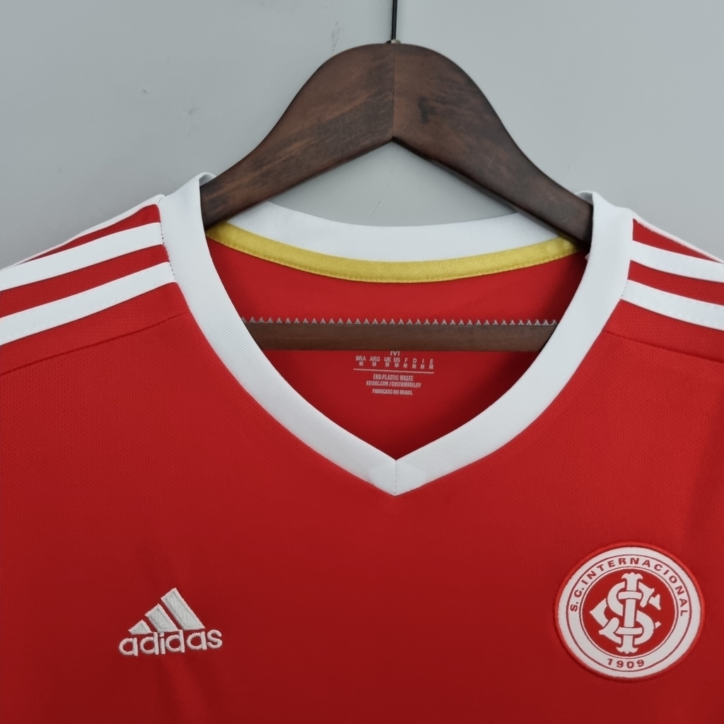 Camisa Feminina Adidas Internacional 1 2022/2023 HA8469 - Vermelho