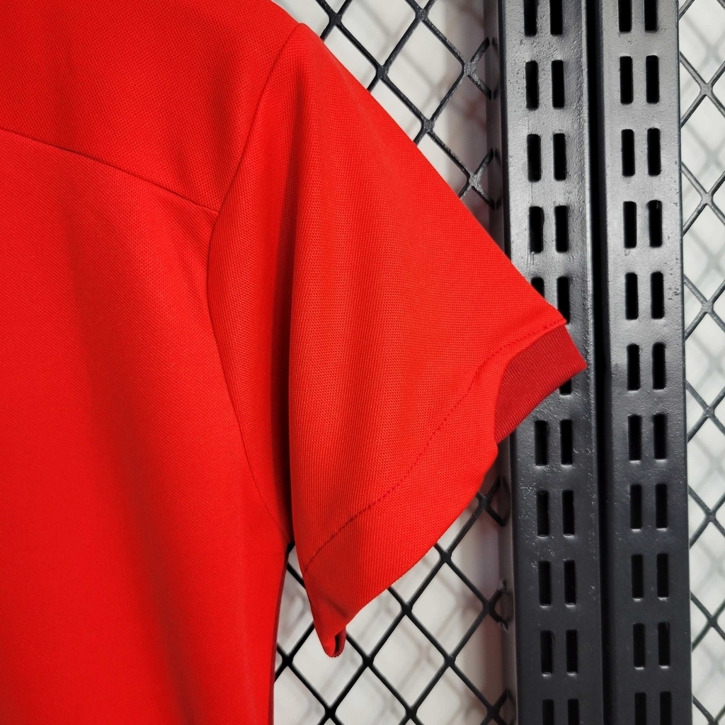 Camisa Internacional I 23/24 Torcedor Adidas Feminina - Vermelha