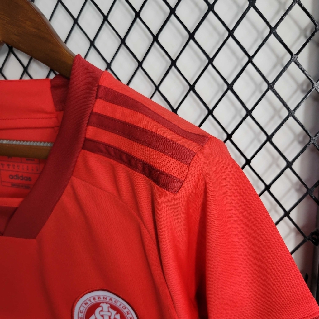 Camisa Internacional I 23/24 - Feminina Adidas - Vermelho