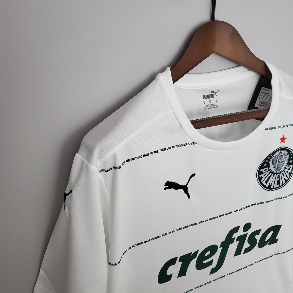 Camisa Palmeiras II 22/23 Torcedor Puma Masculina - Branco e Verde