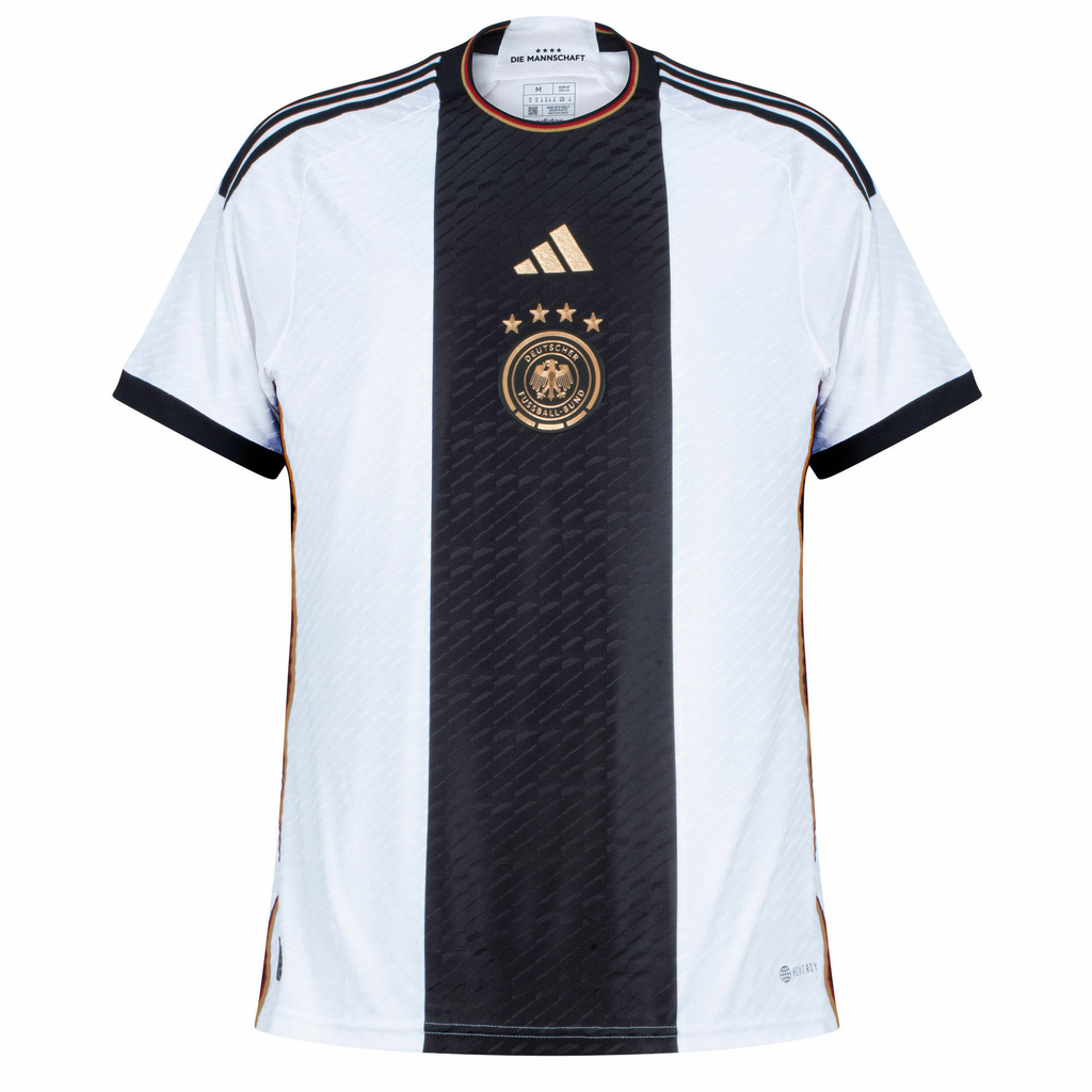 Camisa Seleção da Alemanha Home 22/23 Torcedor Adidas Masculina - Branco e  Preto