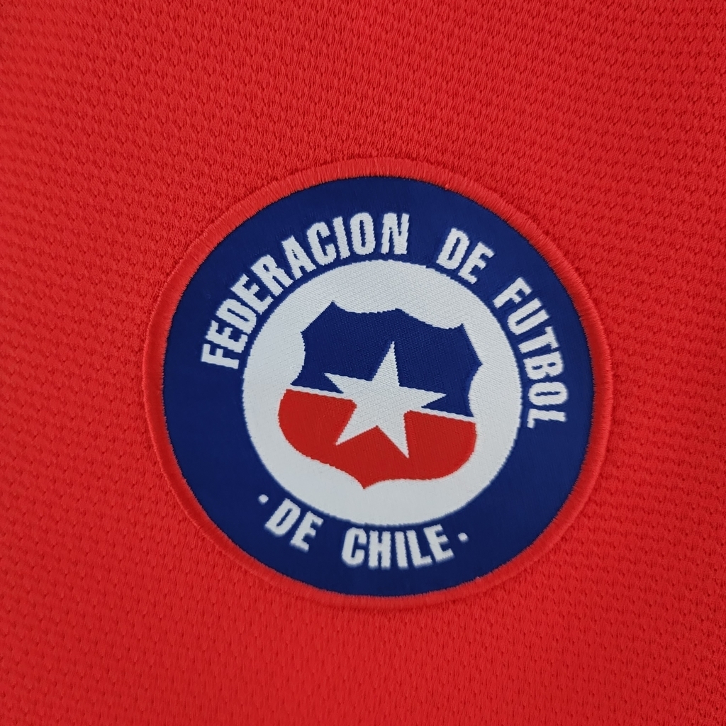 Camisa Seleção do Chile Home 2022 Torcedor Adidas Masculina - Vermelha