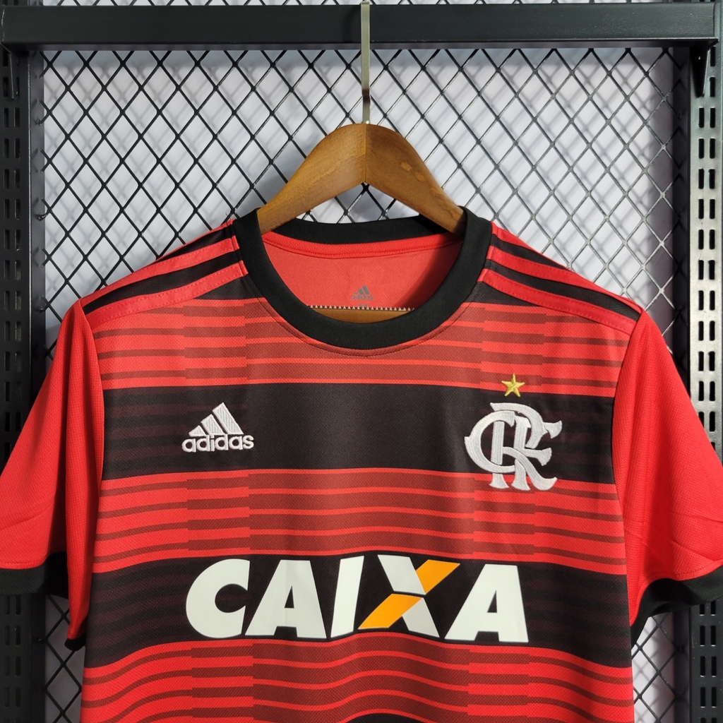 Camisa Flamengo 18/19 Retro adidas Masculina - Vermelho