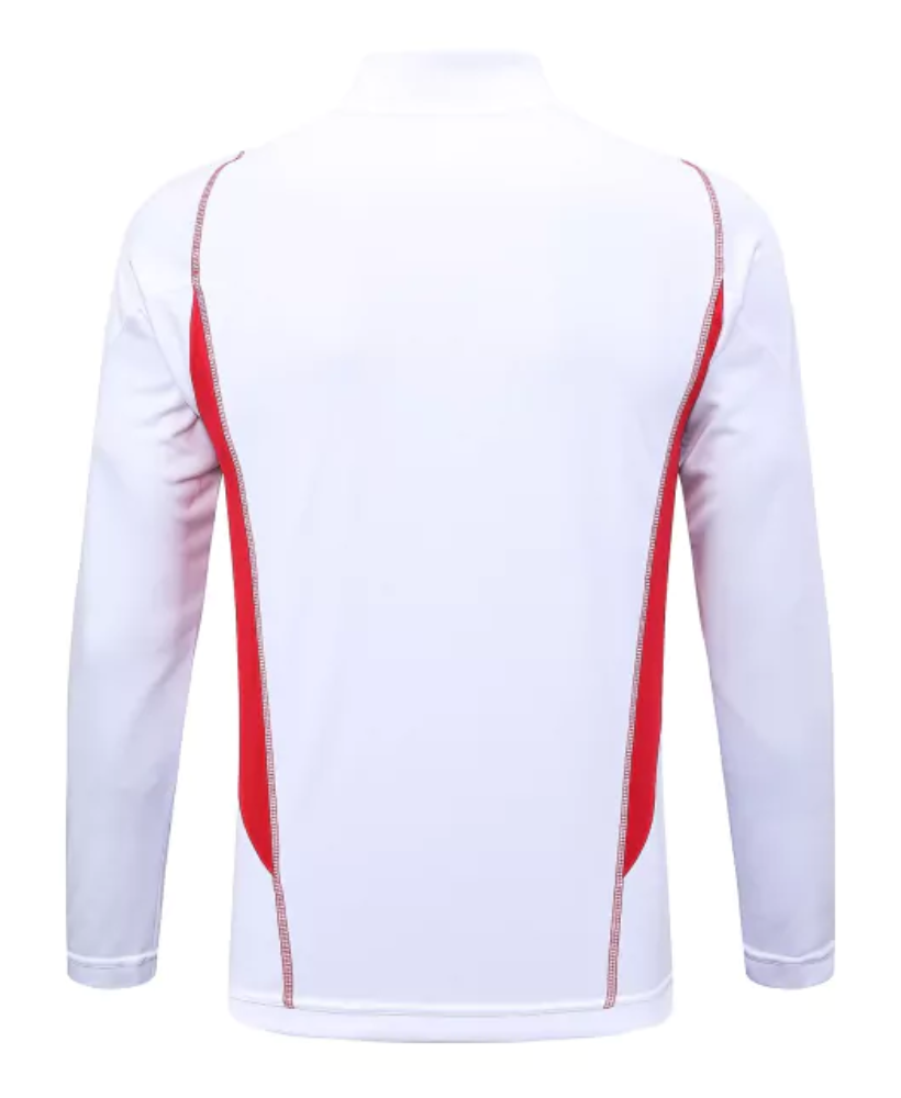 Camisa Flamengo Manga Longa 23/24 Torcedor Adidas Masculina - Branco