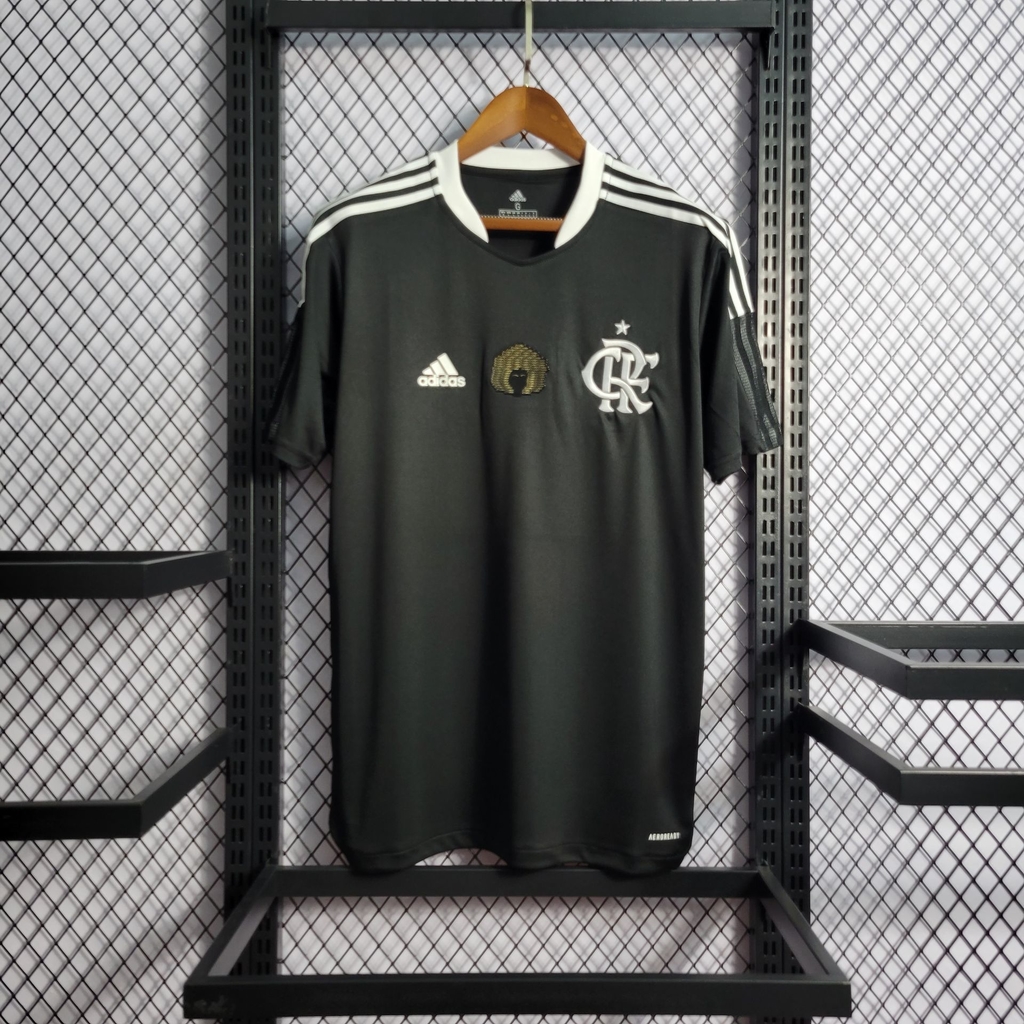 Camisa Internacional Excelência Negra 21/22 Torcedor Adidas Feminina -  Preta