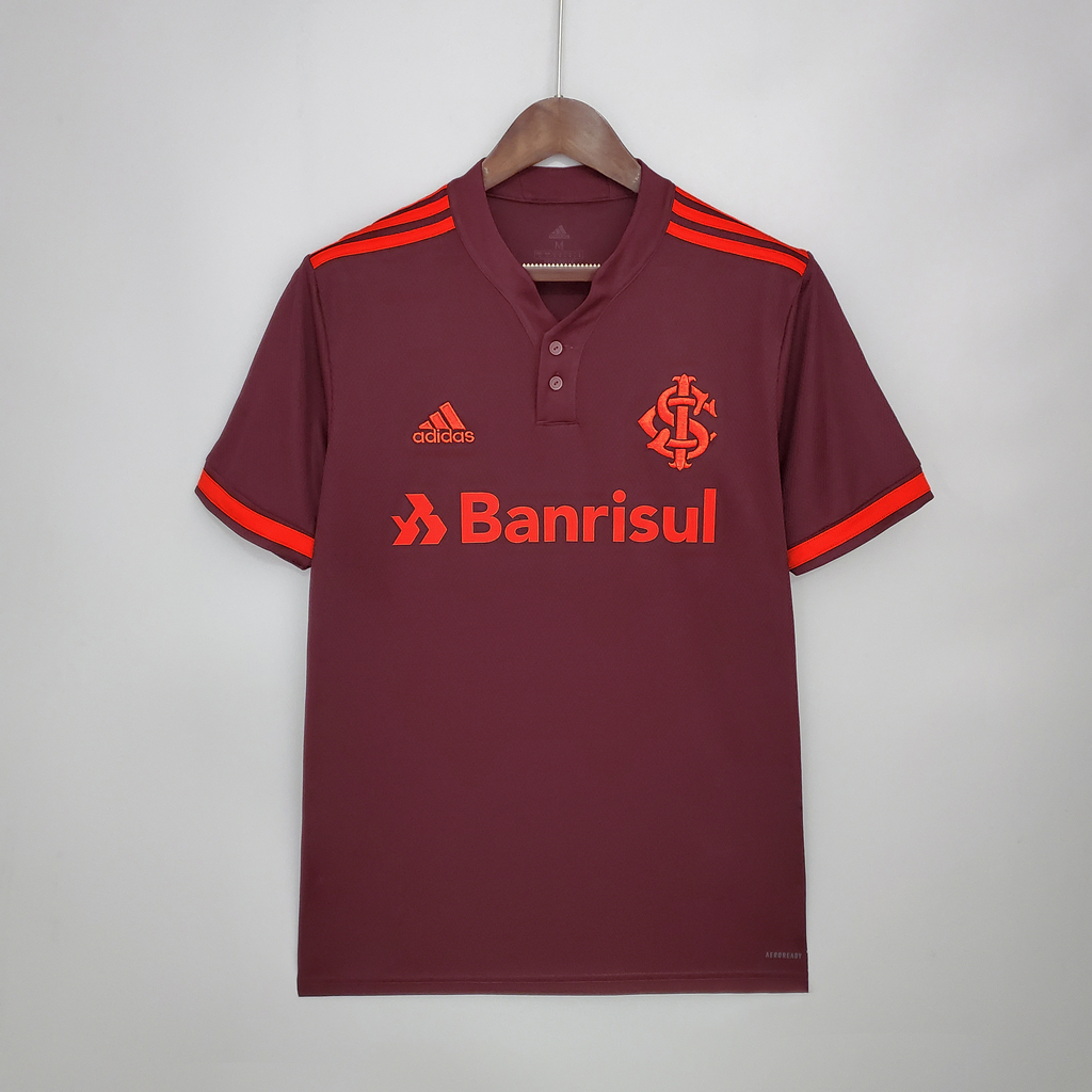 Camisa Internacional III 21/22 Torcedor Adidas Masculina - Bordo