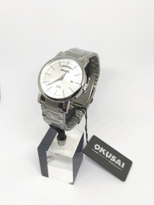 Reloj Okusai Hombre Acero Clasico Okh0077 ans 7a