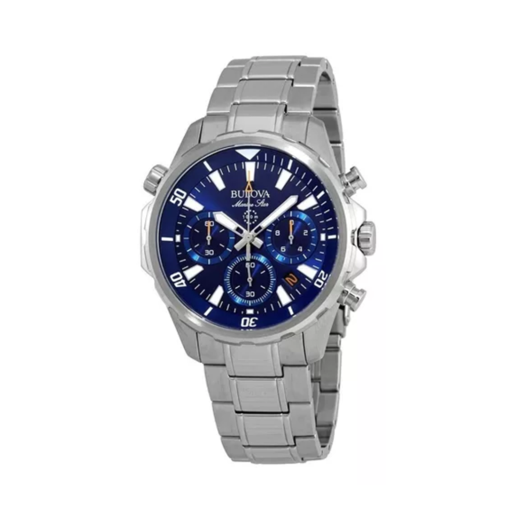 Reloj Bulova Hombre Marine Star 96b256 Cronografo Oficial