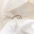Anillo Cintillo de Oro blanco estilo solitario con cubic blanco TF2 en internet