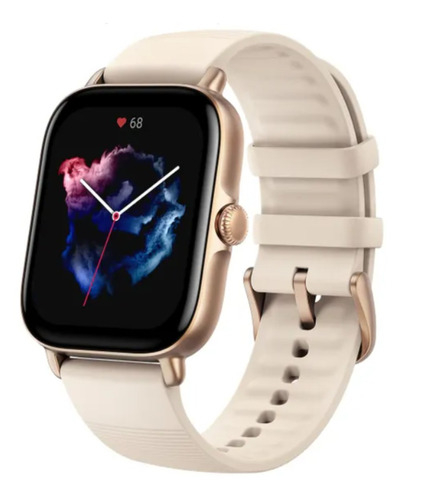 Reloj Smartwatch Amazfit Mujer Gts 3 1.75 Aluminio Ivory White