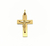 Colgante Dije Cruz Con Cristo Oro 18k Macizo 1,9gr 25mm