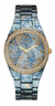 Reloj Guess Mujer W0583l1 Animal Print Bisel Con Piedras