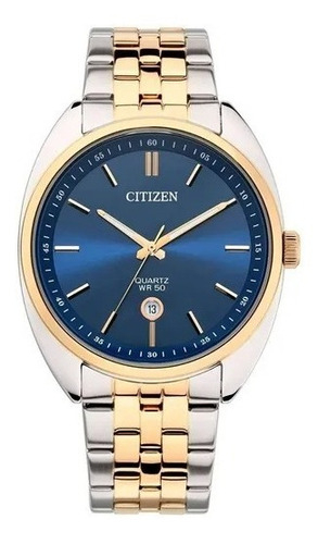 Citizen Reloj clásico de cuarzo negro para hombre BI5000-87E, Movimiento de  cuarzo