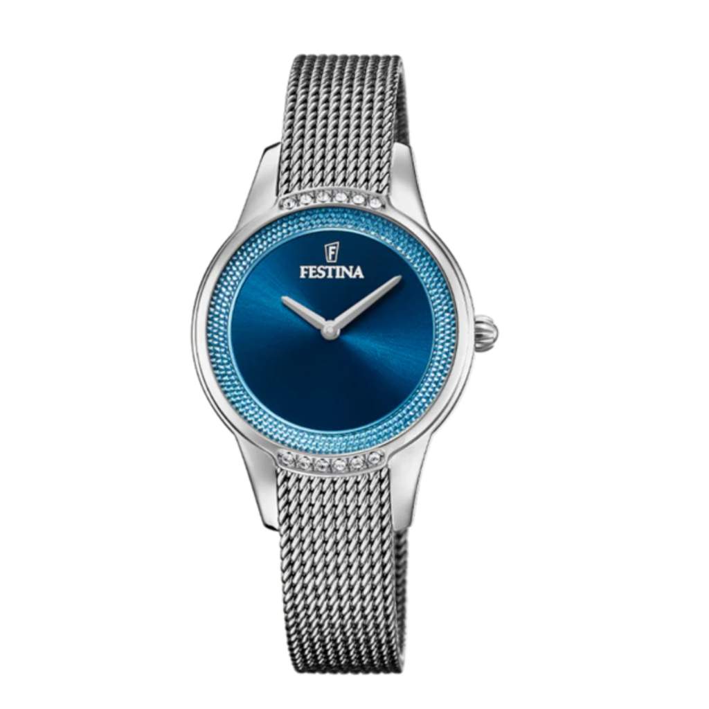 Reloj Festina Mujer F20494.2 Acero Piedras Swarovski Azules