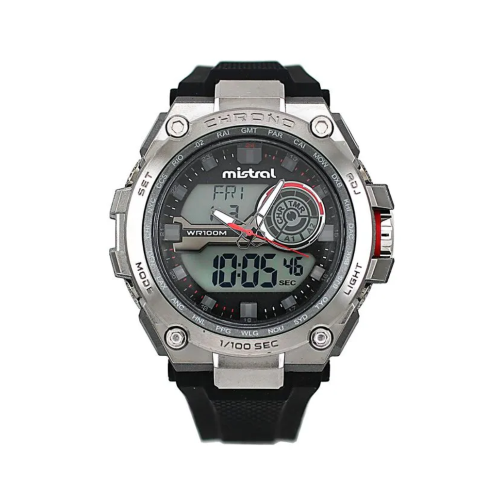 Reloj Mistral Hombre Gadw-1161 Sumergible 100m Digital