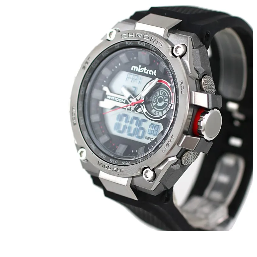 Reloj Mistral Hombre Gadw-1161 Sumergible 100m Digital