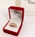 Anillo cintillo de Oro 18k. medio sin fin Triple con cubics blancos - comprar online