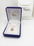 Conjunto Cadena y Medalla Redonda con Virgen Niña Grabada chica Oro 18K - comprar online