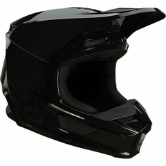 CASCO FOX V1 PLAIC BLACK MOTOCROSS - comprar online