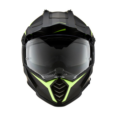 CASCO LS2 MX 436 CROSS PIONEER ROUTER NEGRO MATE AMARILLO - tienda online