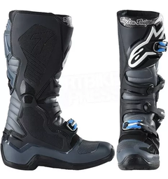 BOTAS ALPINESTARS TECH7 SIETE TROY LEE EDITION GREY BLACK motocross en internet