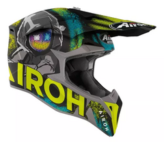 Casco Motocross Moto Airoh Wraap Color Diseño - comprar online