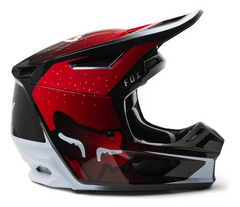 Casco Motocross Fox V2 Vizen Negro Rojo Blanco en internet