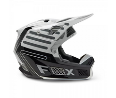 CASCO MOTOCROSS FOX V3 RS RYAKTR ECE GRIS NEGRO - comprar online