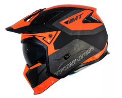 Casco Modular Mt Streetfighter SV S Totem B4 Naranja Mate - comprar online