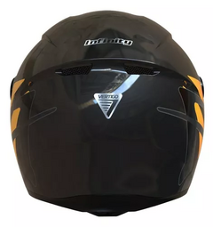 CASCO INTEGRAL VERTIGO V50 INFINITY NEGRO AMARILLO - comprar online