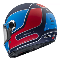 Casco Integral Moto Mt Jarama Baux D7 Azul Brillo - tienda online