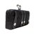 Bolso Modular Horizontal 2 Zip Laser Cut - Preto - A Caserna