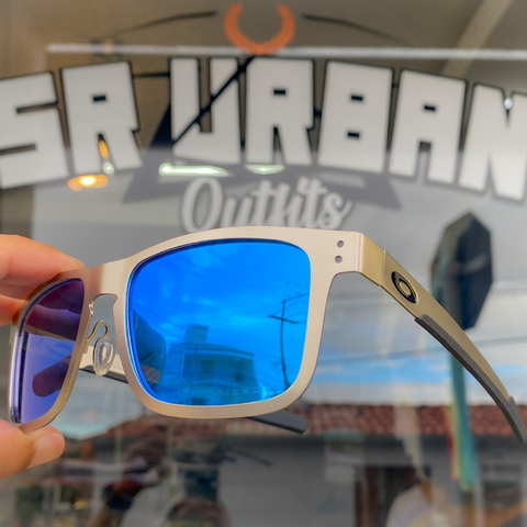 Oculos de Sol Holbrook Metal Marrom Estilo e Protecao