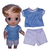 Roupa Baby Alive Kit C/3 Short E 3/camiseta Pronta Entrega - Mundo Floral Moda Infantil