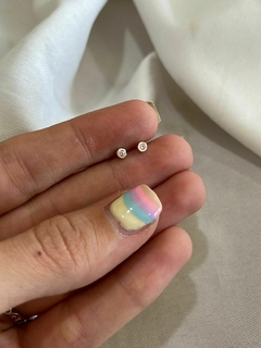 AROS PASANTES CUBIC ROSA 3MM