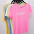 T-shirt feminina malha silque emalto relevo moda neon - comprar online