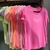 T-shirt feminina malha silque emalto relevo moda neon - mag!