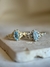 Imagem do Anel Antique Vintage com Topázio Blue Sky e Diamantes em Ouro 18k