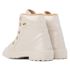 Bota Coturno Infantil Feminino Cano Médio Bege Baby Love - Baby Love | Calçados Infantis